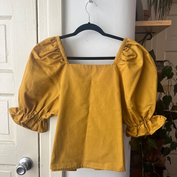 Nikki Chasin Yellow Blouse - Picture 7 of 8